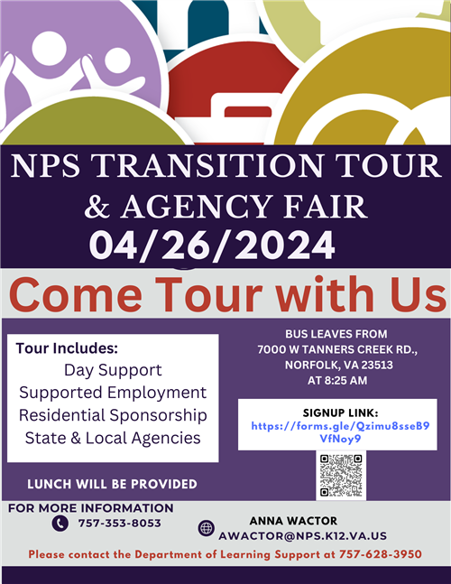 Transition Tour flyer